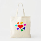 hart tote bag (Voorkant)