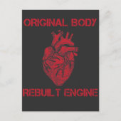 Hart Transplant Rebuilt Motor Bypass Briefkaart (Voorkant)