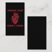 Hart Transplant Rebuilt Motor Bypass Visitekaartje (Voorkant / Achterkant)