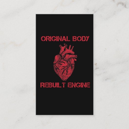 Hart Transplant Rebuilt Motor Bypass Visitekaartje (Voorkant)
