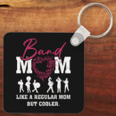 Hart Trots Marching Band Mam Als een Regular Mom B Sleutelhanger (Achterkant)