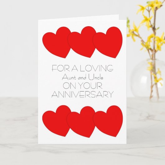 Hart Tunt oom Personalized Wedding Jubileum Kaart (Gele Bloem)