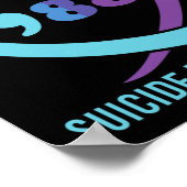 Hart U Probleem 988 Zelfmoordpreventie Bewustzijn Poster (Hoek)