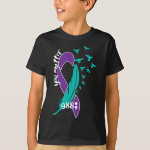 Hart U Probleem 988 Zelfmoordpreventie Bewustzijn T-shirt