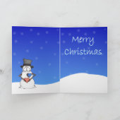 Hart u Vrolijke Kerstmis ~ Feestdagen Kaart (Binnen)