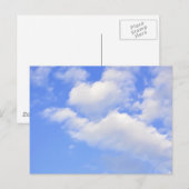 Hart uit wolken briefkaart (Voorkant / Achterkant)