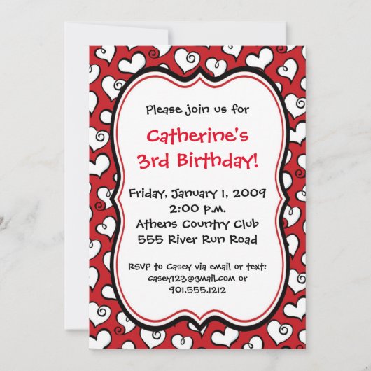 Hart Uitnodiging (Voorkant)