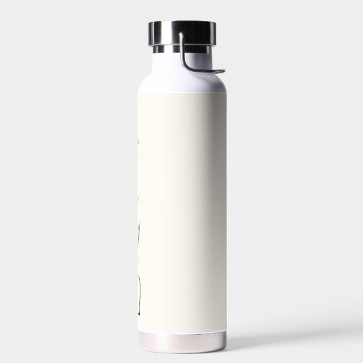 Hart uw naam script aangepaste cadeau waterfles (Links)