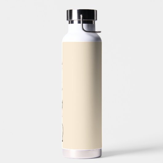 Hart uw naam script aangepaste cadeau waterfles (Links)