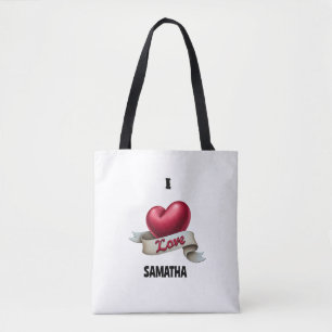 "Hart & Vaandel" Gepersonaliseerde Aandenktas Tote Bag