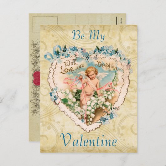  hart Valentijn Briefkaart (Voorkant / Achterkant)