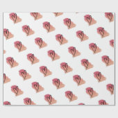 Hart valentijn inpakpapier (Vlak)