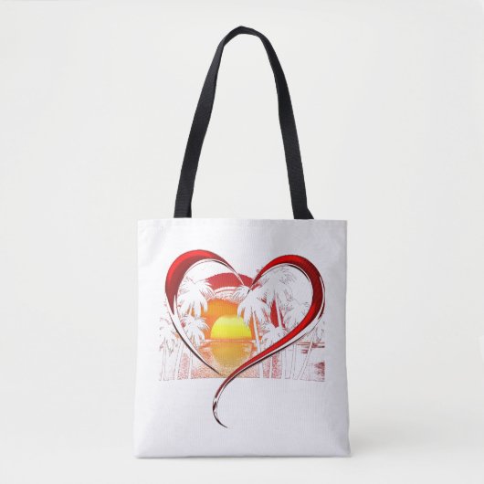 Hart Valentijn Tote Bag (Voorkant)