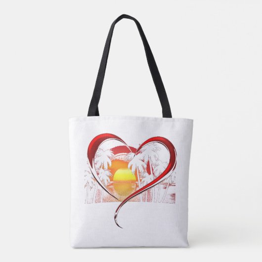 Hart Valentijn Tote Bag (Achterkant)