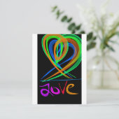 Hart Valentijnsdag Feestdagenkaart (Staand voorkant)