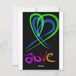 Hart Valentijnsdag Feestdagenkaart