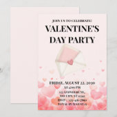 Hart Valentijnsdag Kaart (Voorkant / Achterkant)