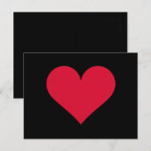 Hart Valentijnsdag Liefde Hart  Briefkaart (Voorkant / Achterkant)