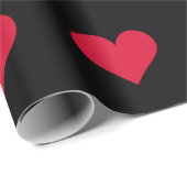 Hart Valentijnsdag Liefde Hart Cadeaupapier (Rol Hoek)