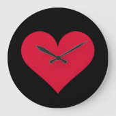 Hart Valentijnsdag Liefde Hart Grote Klok (Voorkant)