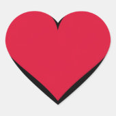 Hart Valentijnsdag Liefde Hart Hart Sticker (Voorkant)