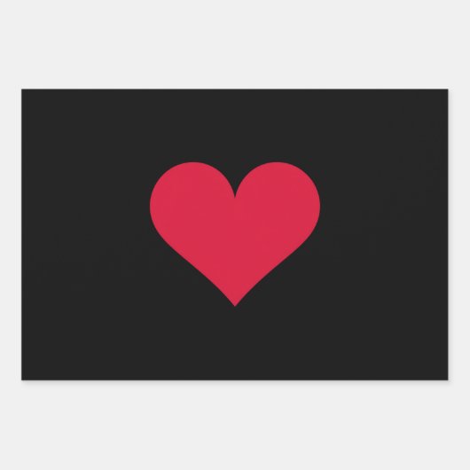 Hart Valentijnsdag Liefde Hart Inpakpapier Vel (Voorkant)