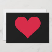 Hart Valentijnsdag Liefde Hart Kaart (Voorkant)