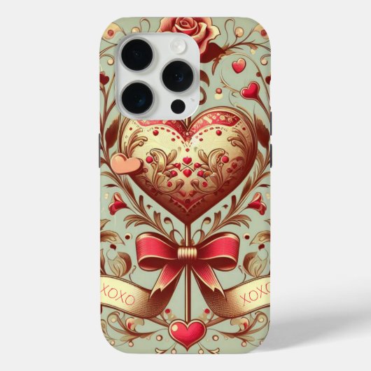  hart Valentijnsdag xoxo Case-Mate iPhone Case (Achterkant)