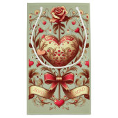 hart Valentijnsdag xoxo Klein Cadeauzakje (Achterkant)