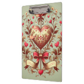  hart Valentijnsdag xoxo Klembord (Links)