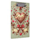  hart Valentijnsdag xoxo Klembord (Rechts)