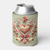  hart Valentijnsdag xoxo koeler (Blikje Voorkant)