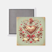  hart Valentijnsdag xoxo Magneet (Voorkant / Achterkant)