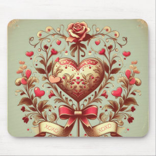  hart Valentijnsdag xoxo Muismat