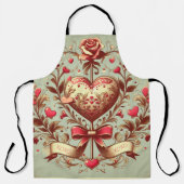 hart Valentijnsdag xoxo Schort (Voorkant)