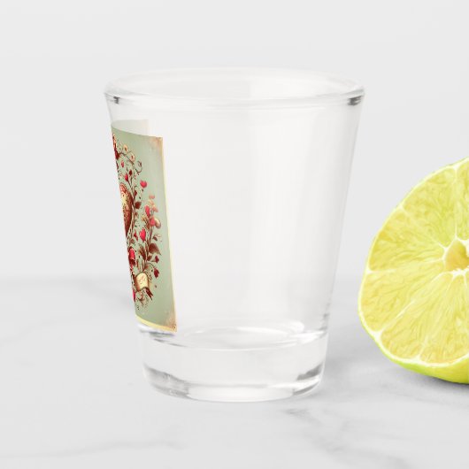  hart Valentijnsdag xoxo Shot Glas (Rechts)