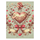  hart Valentijnsdag xoxo Tafelkleed (Voorkant)