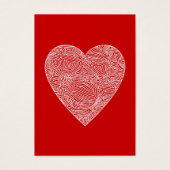 Hart Valentijnse Visitekaartje (Voorkant)