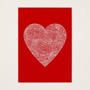 Hart Valentijnse  Visitekaartje