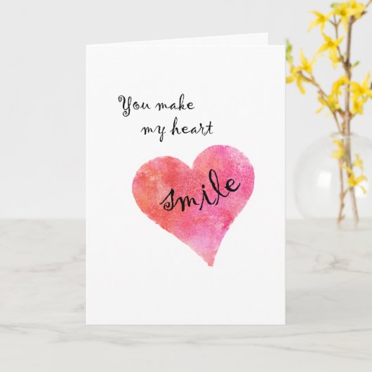 Hart Valentijnskaart voor die speciale iemand Kaart (Gele Bloem)