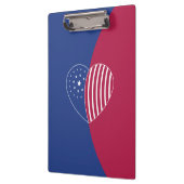 Hart van Amerika (Curve) Klembord (Links)