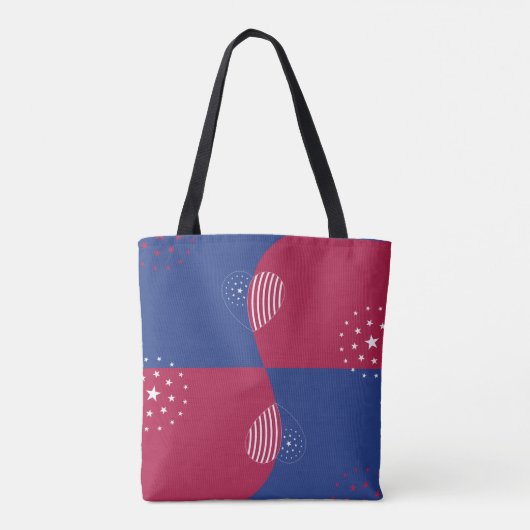 Hart van Amerika (Duo) Tote Bag (Achterkant)