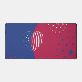 Hart van Amerika (Star) Desk Mat