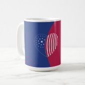 Hart van Amerika (Star) Koffiemok (Voorkant links)