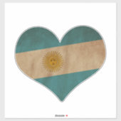 Hart van Argentinië Sticker (Vel)