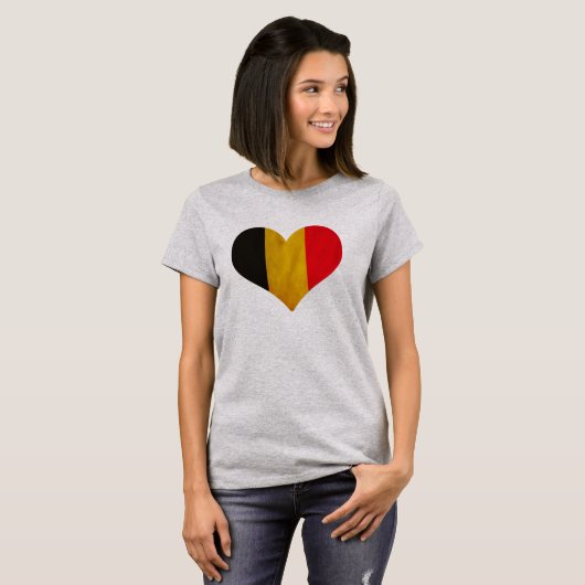 Hart van België T-shirt (Voorkant volledig)