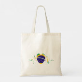 Hart van Brazilië Tote Bag (Achterkant)
