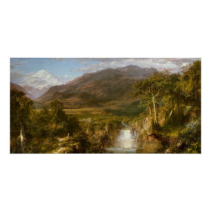 Hart van de Andes 1859 Poster