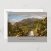 Hart van de Andes Frederic Edwin Church Briefkaart (Voorkant / Achterkant)