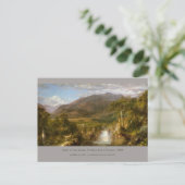 Hart van de Andes Frederic Edwin Church Briefkaart (Staand voorkant)